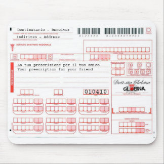 Alfombrilla De Ratón Medica del ricetta de Mousepad - prescripción