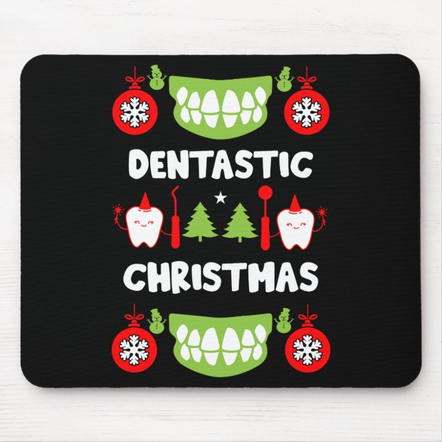 Alfombrilla De Ratón Médica dental navidad (Frente)