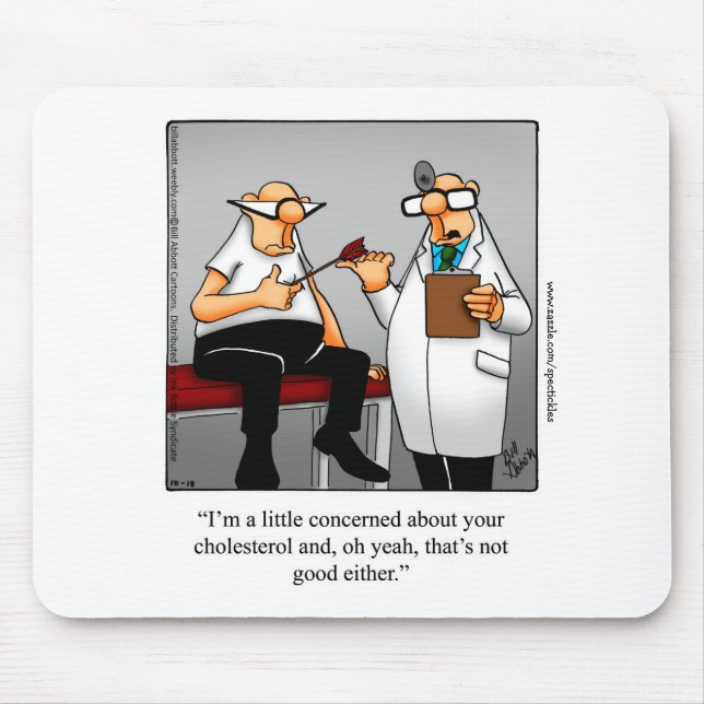 Alfombrilla De Ratón Médica gracioso/Humor médico Mousepad (Frente)