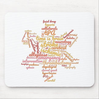 Alfombrilla De Ratón Médica Isquémico de Neuro de TIA