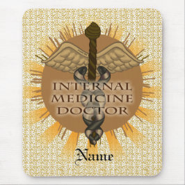 Alfombrilla De Ratón Médico de Medicina Interna Caduceo