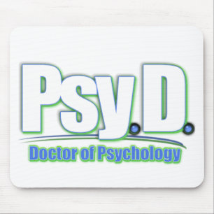 Alfombrilla De Ratón MÉDICO de PsyD LOGO2 de la PSICOLOGÍA