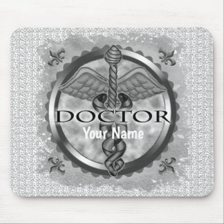 Alfombrilla De Ratón Médico plateado