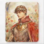 Alfombrilla De Ratón Medieval Prince<br><div class="desc">A Watercolour portrait of a Medieval prince</div>