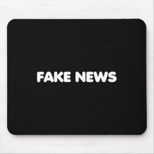 Alfombrilla De Ratón Medios De Comunicación De Noticias Falsas Política