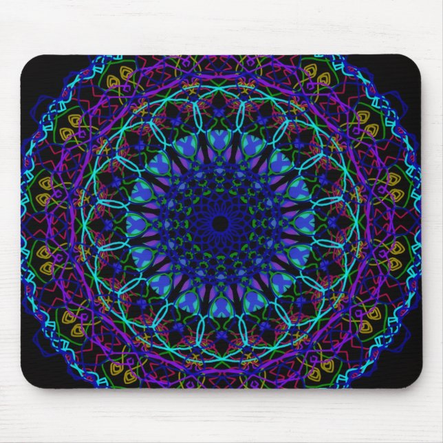 Alfombrilla De Ratón Meditation Mandala Mousepad Large (Frente)