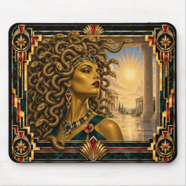 Alfombrilla De Ratón Medusa, Art Deco Mitológica