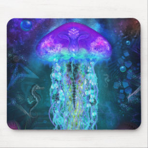 Alfombrilla De Ratón Medusas luminescentes