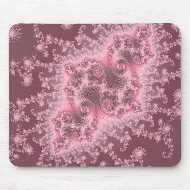 Alfombrilla De Ratón Medusas rosadas oscuras Mousepad (Frente)