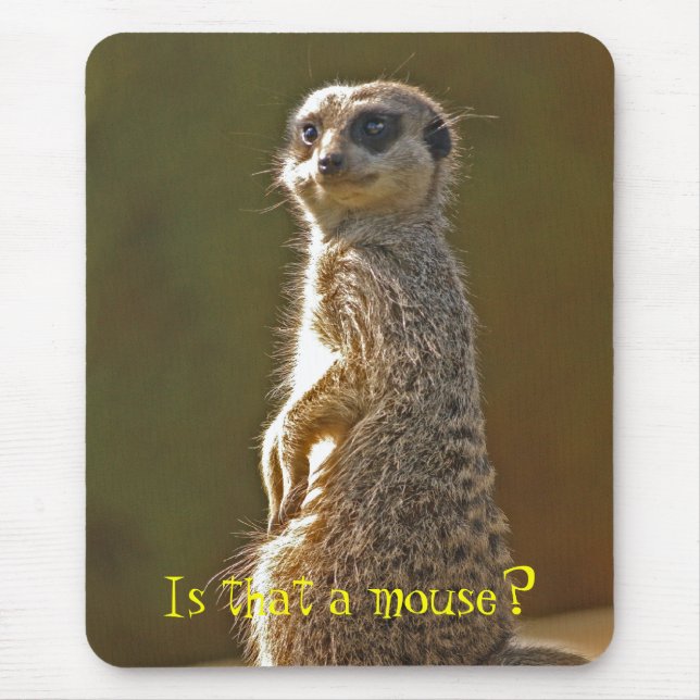 Alfombrilla De Ratón Meerkat Mousepad c (Frente)