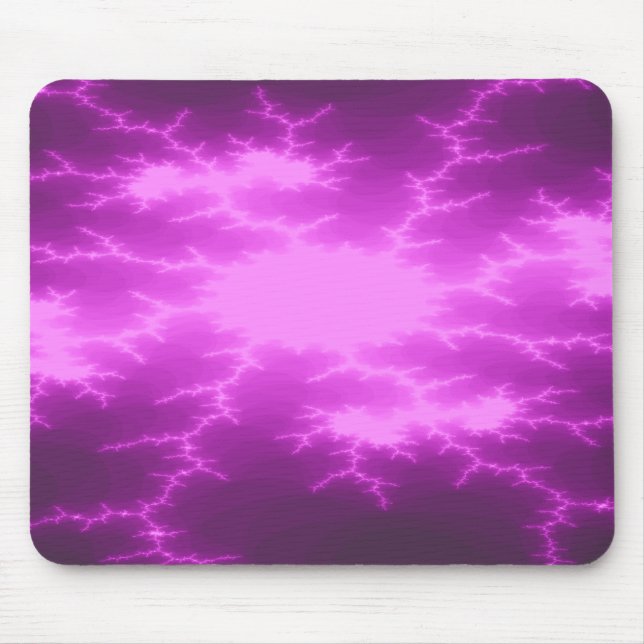 Alfombrilla De Ratón Mega Lightning Fractal Mousepad (Frente)