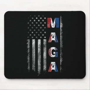 Alfombrilla De Ratón Mega Trump 2024 Bandera EEUU Americana