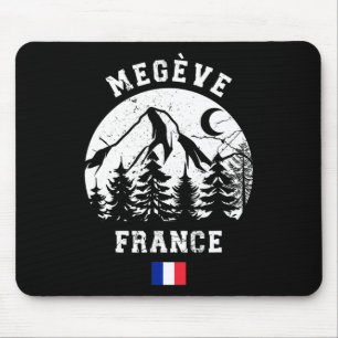 Alfombrilla De Ratón Megève France Alps Estación de esquí alpino Esquí