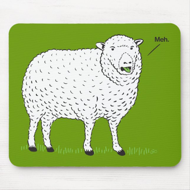 Alfombrilla De Ratón "Meh" Mousepad (Frente)