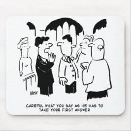 Alfombrilla De Ratón Mejor advertencia de hombre al novio