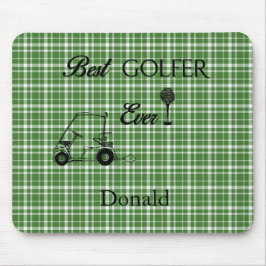 Alfombrilla De Ratón Mejor almohadilla para ratón Personalizado Golfer