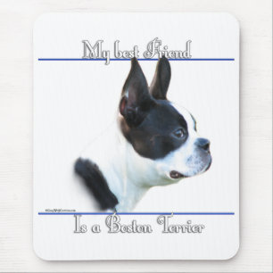 Alfombrilla De Ratón Mejor Amigo de Boston Terrier 2