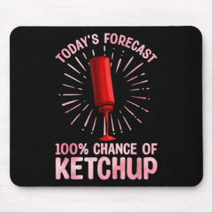 Alfombrilla De Ratón Mejor Arte de Ketchup para Hombres Mujeres Ketchup