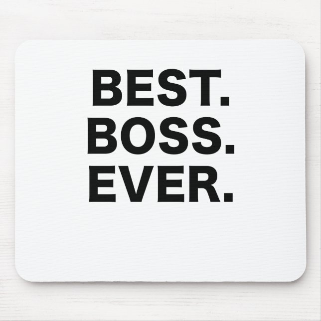 Alfombrilla De Ratón Mejor Boss nunca (Frente)