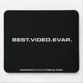 Alfombrilla De Ratón Mejor Evar de Video - Negro Mousepad