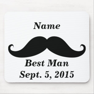 Alfombrilla De Ratón Mejor Hombre Mustache Mousepad