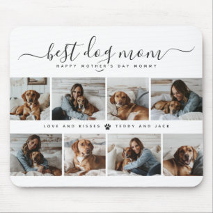 Alfombrilla De Ratón Mejor Mamá Perro: Día de la Madre de la Foto Perro