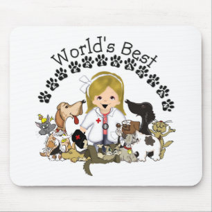 Alfombrilla De Ratón Mejor Mousepad veterinario del mundo