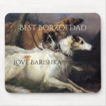 Mejor Papá Borzoi Personalizado