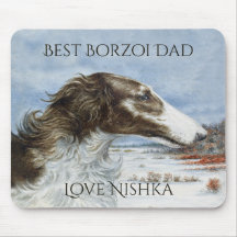 Mejor Papá Borzoi Personalizado