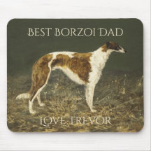 Mejor Papá Borzoi Personalizado