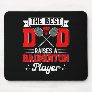 Alfombrilla De Ratón Mejor Papá Cria A Un Jugador De Badminton, Padres,