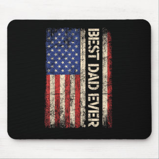 Alfombrilla De Ratón Mejor Papá del Mundo Regalos de la Bandera America