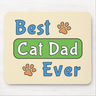 Alfombrilla De Ratón Mejor papá gato de todos los tiempos