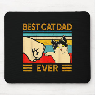 Alfombrilla De Ratón Mejor Papá Gato del Mundo Regalo del Día del Padre