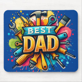 Alfombrilla De Ratón Mejor Papá Manitas
