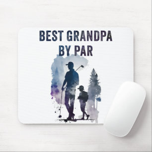 Alfombrilla De Ratón Mejor Papá Por Par - Graciosos Pun De Golf Sarcást