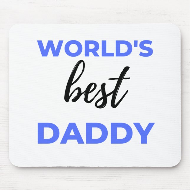 Alfombrilla De Ratón Mejor papi del mundo (Frente)