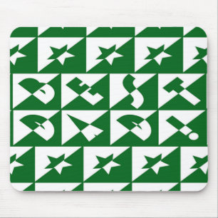 Alfombrilla De Ratón Mejor patrón de texto salvaje de papá y estrellas 