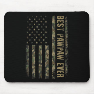 Alfombrilla De Ratón Mejor Pawpaw Camuflaje Bandera Americana Día del P