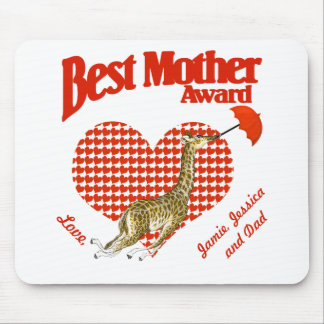Alfombrilla De Ratón Mejor Premio a la Madre Keepsake