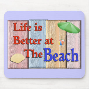 Alfombrilla De Ratón Mejor vida en beach-mousepad