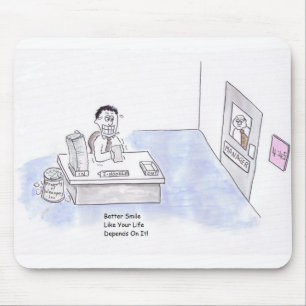 Alfombrilla De Ratón Mejore la sonrisa Mousepad