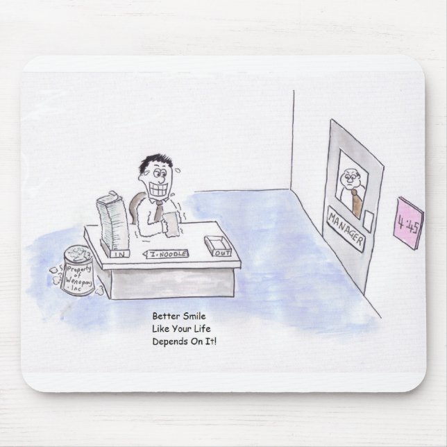 Alfombrilla De Ratón Mejore la sonrisa Mousepad (Frente)