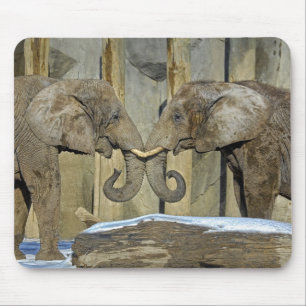 Alfombrilla De Ratón Mejores amigos Mousepad del elefante
