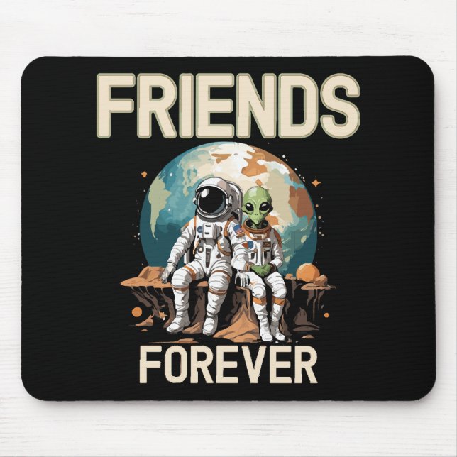 Alfombrilla De Ratón Mejores amigos para siempre  (Frente)