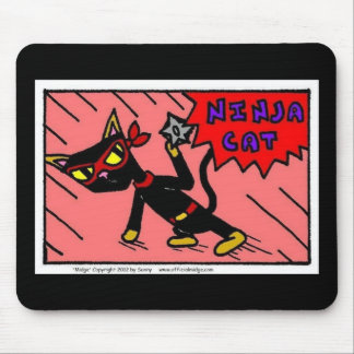 Alfombrilla De Ratón Mel NINJA CAT Mousepad