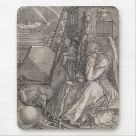 Alfombrilla De Ratón Melancholia I, grabando por Albrecht Durer