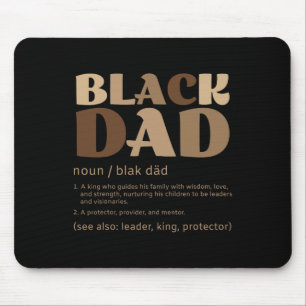Alfombrilla De Ratón Melanin definición para hombres negros afroamerica