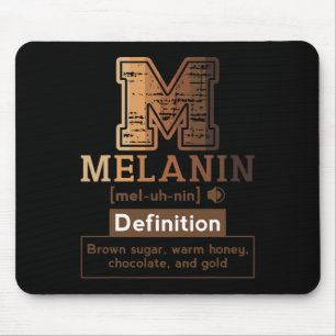 Alfombrilla De Ratón Melanin Definition Brown Melanin Sugar Reina negra