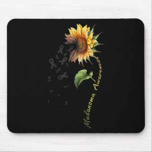 Alfombrilla De Ratón Melanoma Awareness Sunflower Shirt